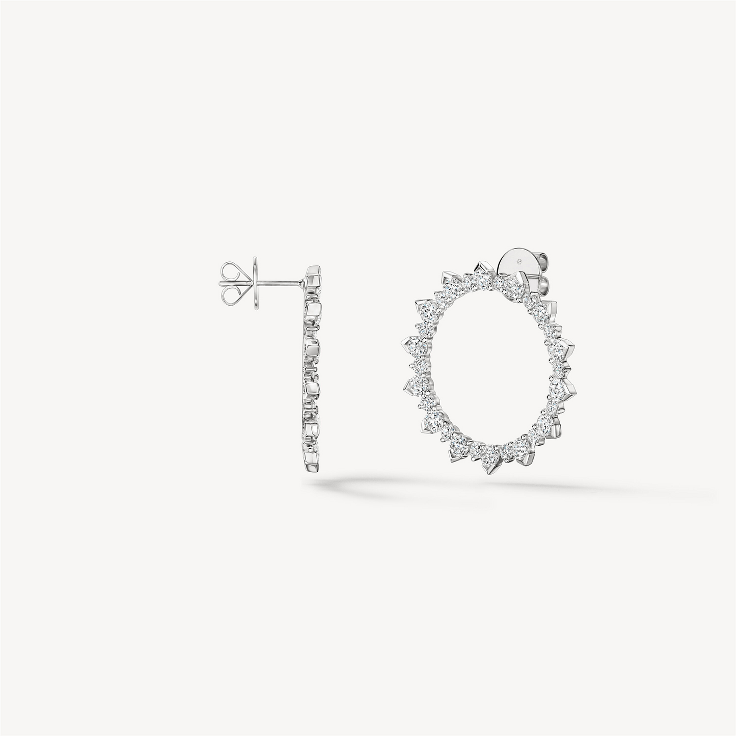 Hearts on Fire Aerial Sunburst Diamond Earrings - Large