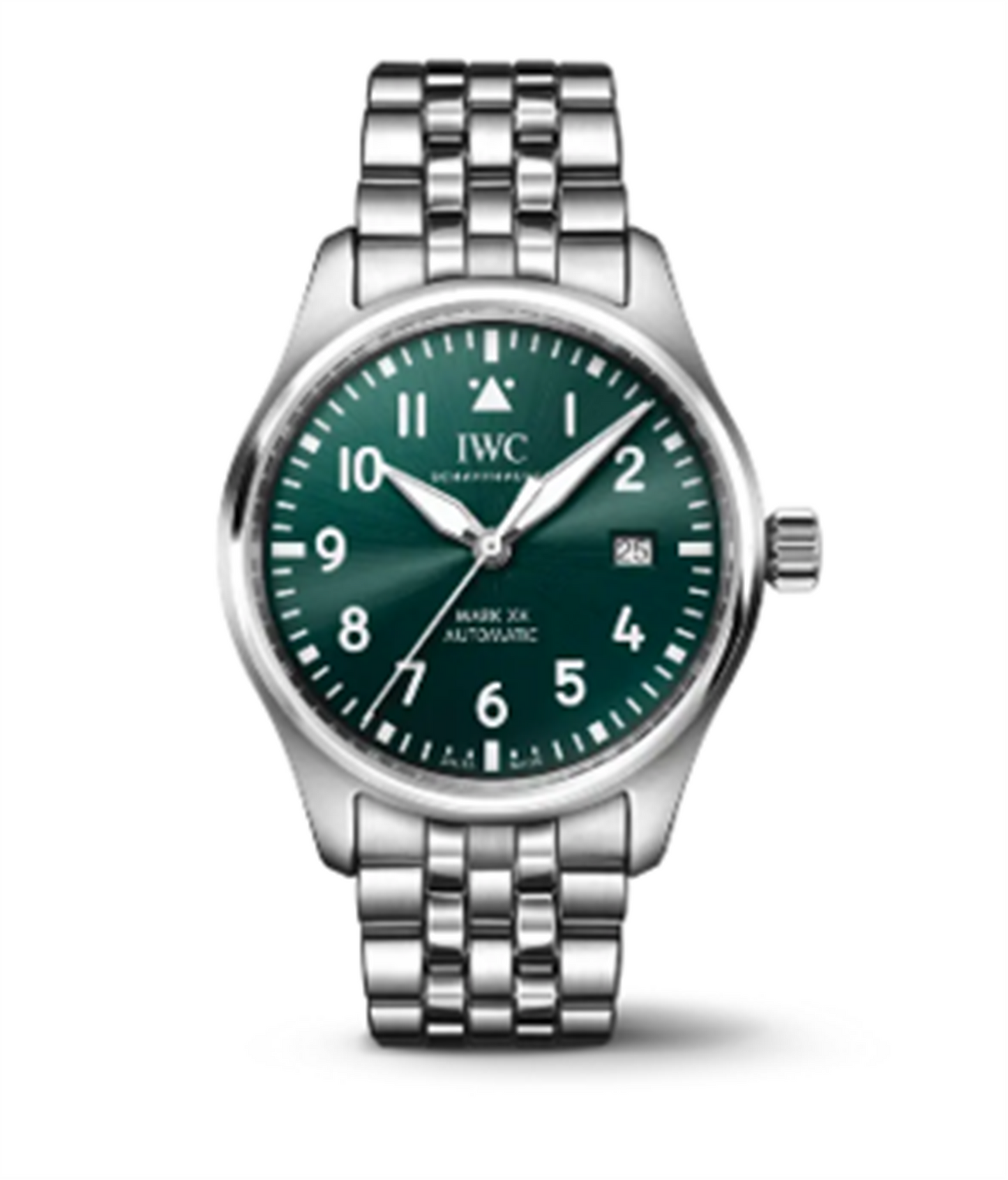Pilot’s Watch Mark XX with Green Arabic Dial & Stainless Steel Bracelet