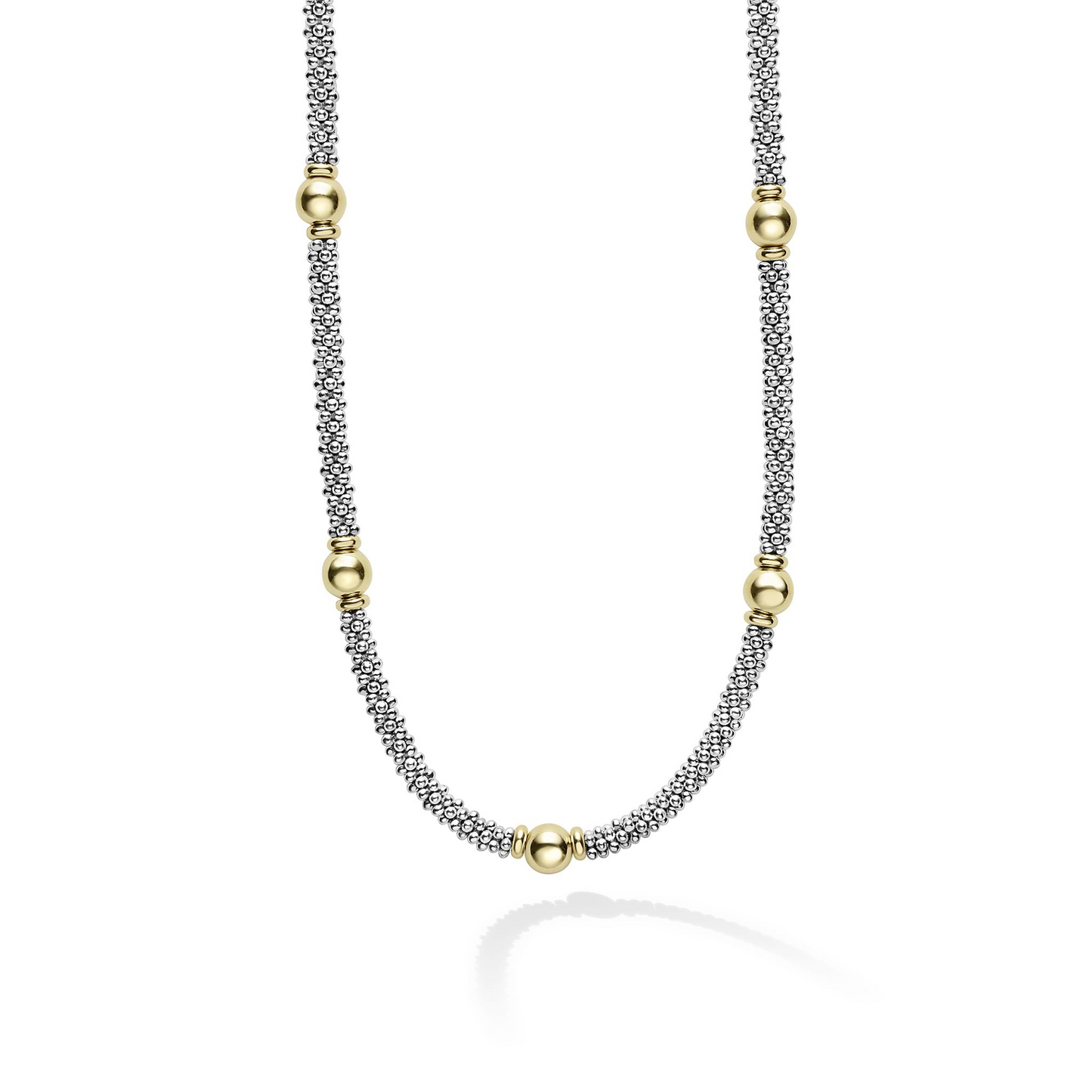Lagos 18k Gold Station Necklace