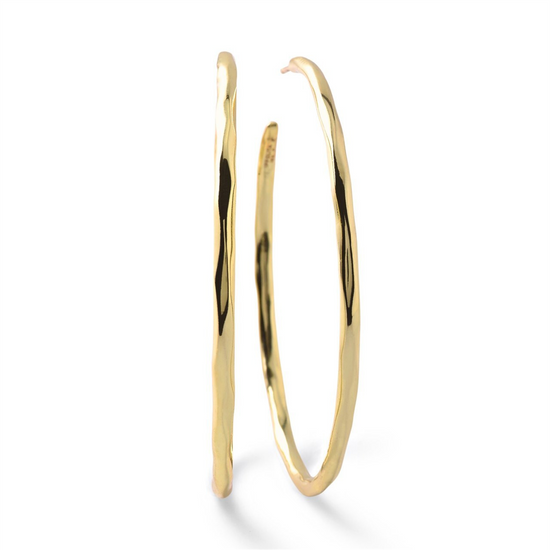 Ippolita Gold Large Squiggle Hoop Earrings