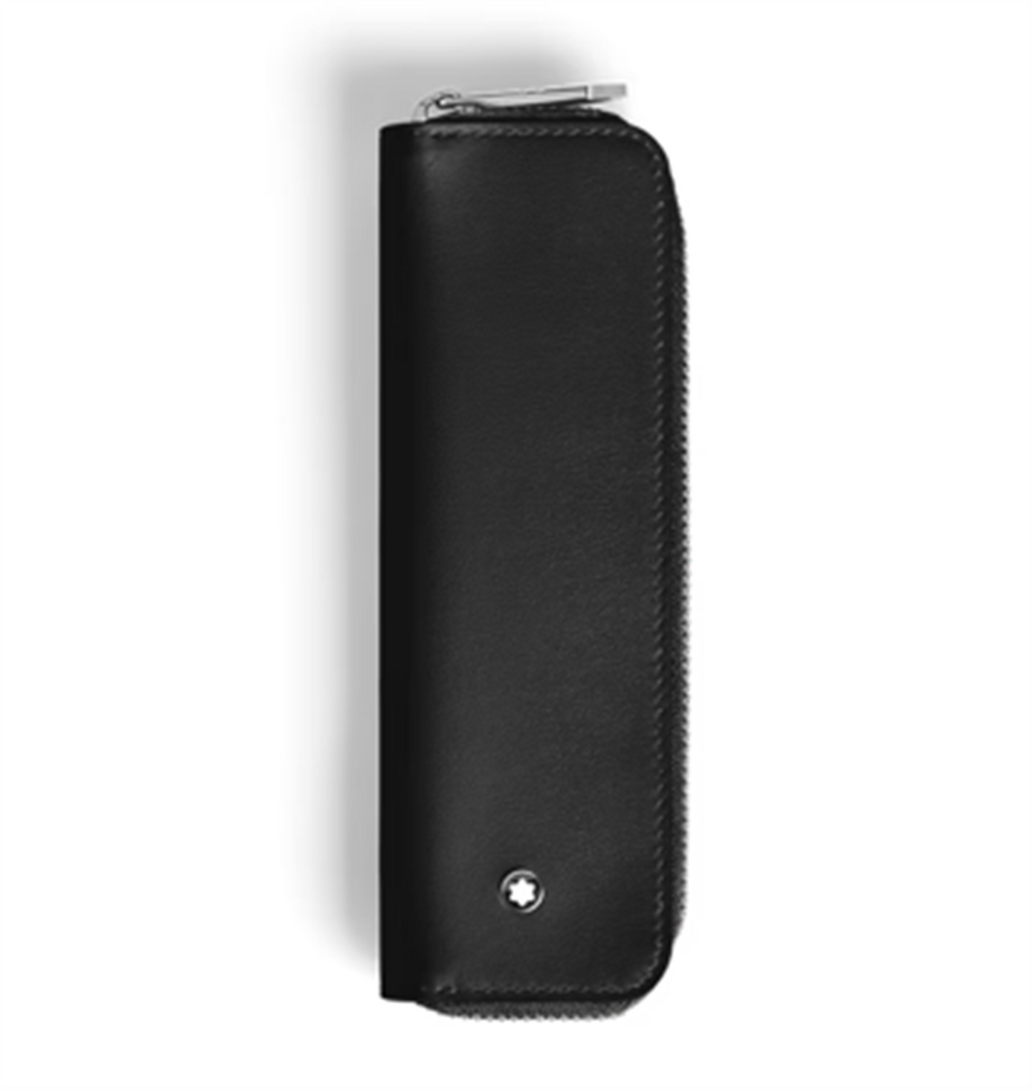 Montblanc 1-Pen Pouch w/ Zip in Black Meisterstück Leather