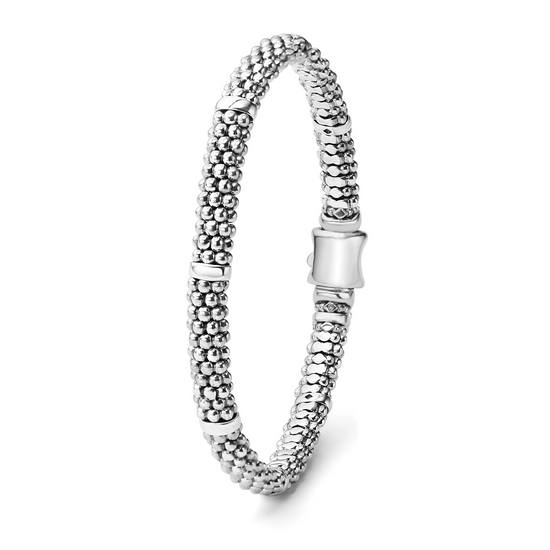 Lagos Sterling Silver Caviar Bracelet