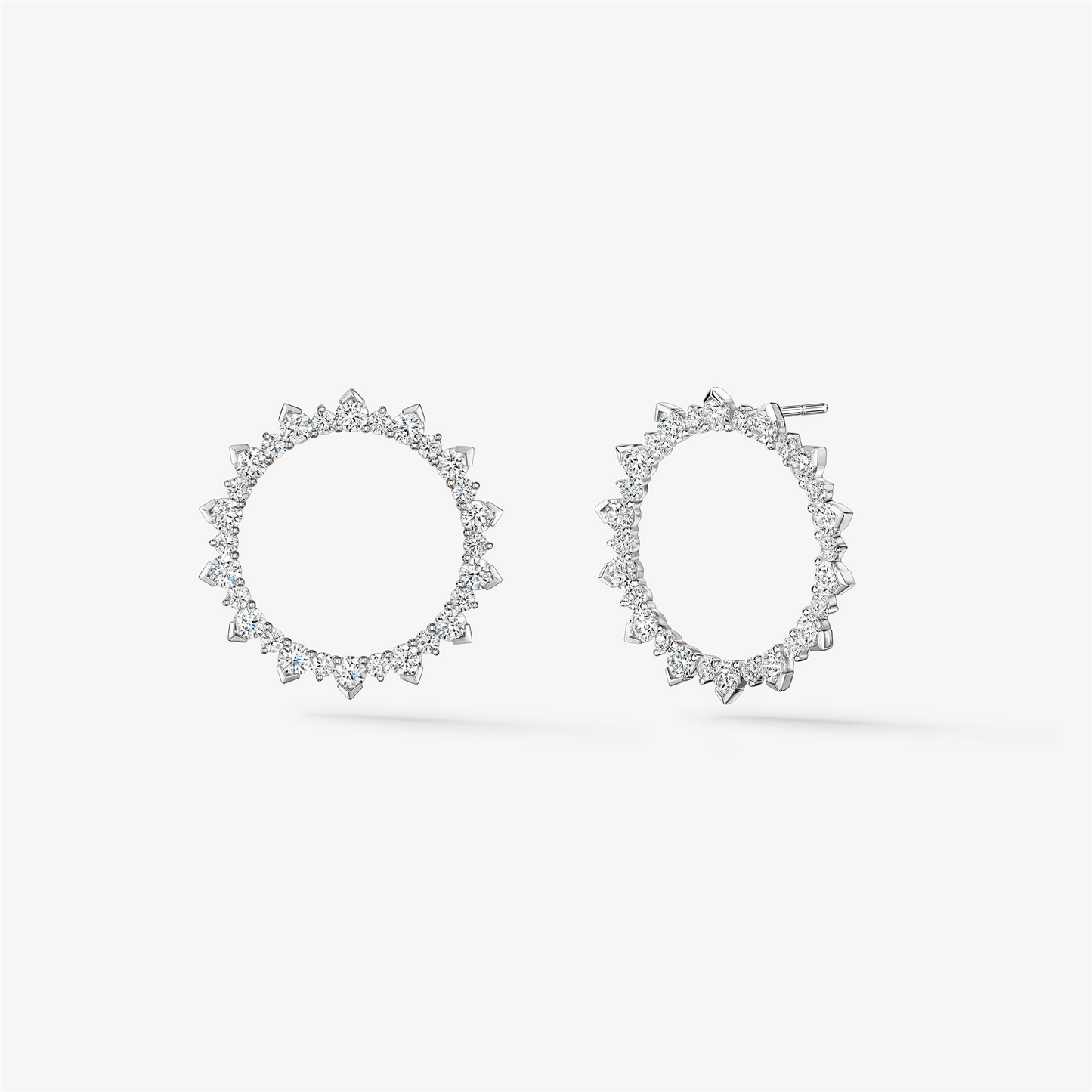 Hearts on Fire Aerial Sunburst Diamond Earrings - Large