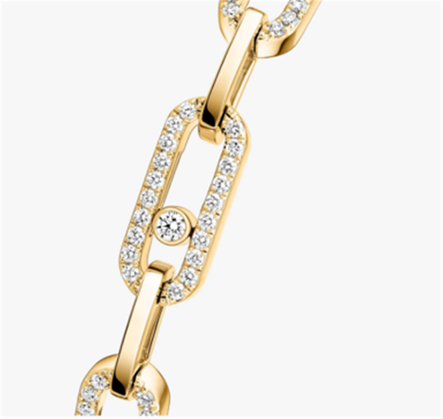 Messika Move Diamond Link Bracelet in 18k YellowGold
