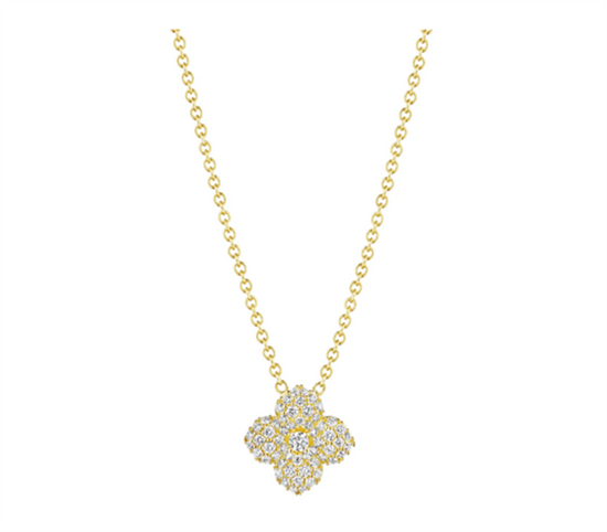 Penny Preville Petite Penny Diamond Flower Necklace