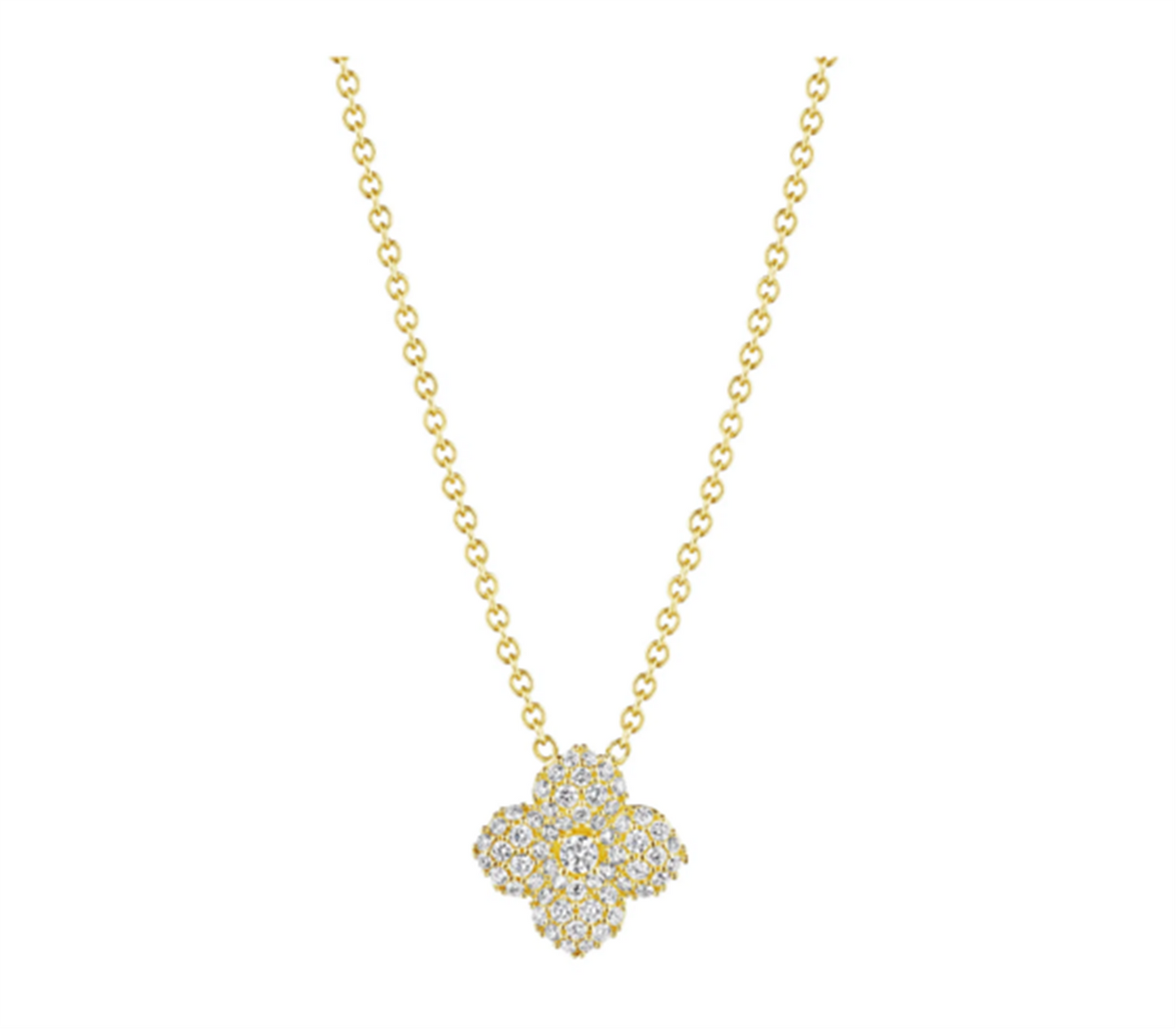 Penny Preville Petite Penny Diamond Flower Necklace