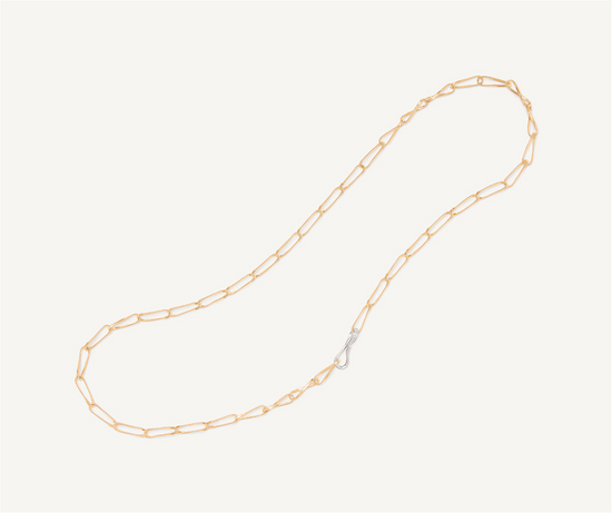 Marco Bicego Twisted Link Diamond Lariat 29.5"