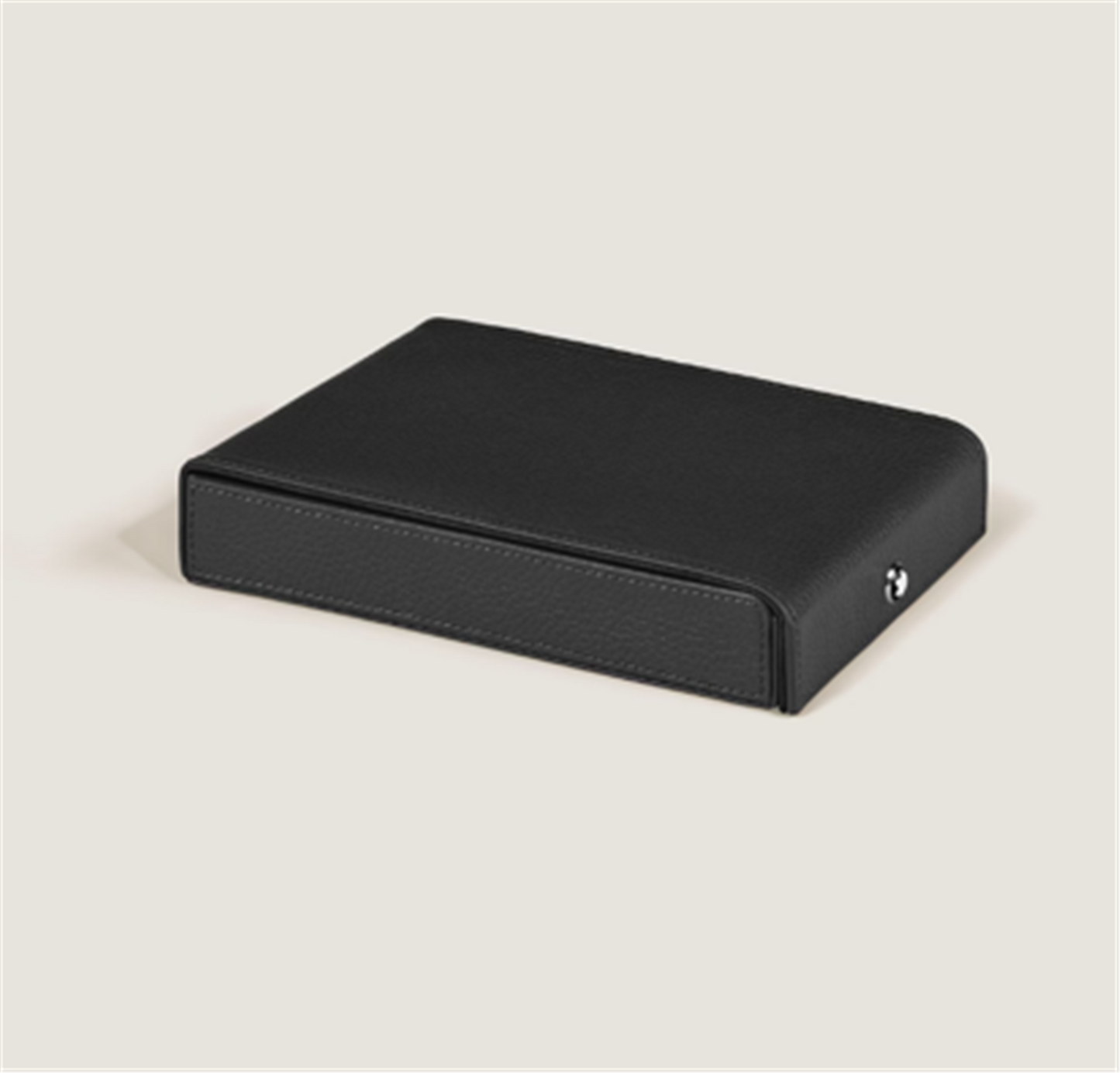 MontBlanc Travel Box for 4 Writing Instruments in Black Grain Leather