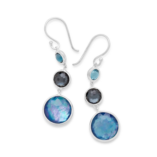 Ippolita Lollitini 3-Stone Drop Earrings