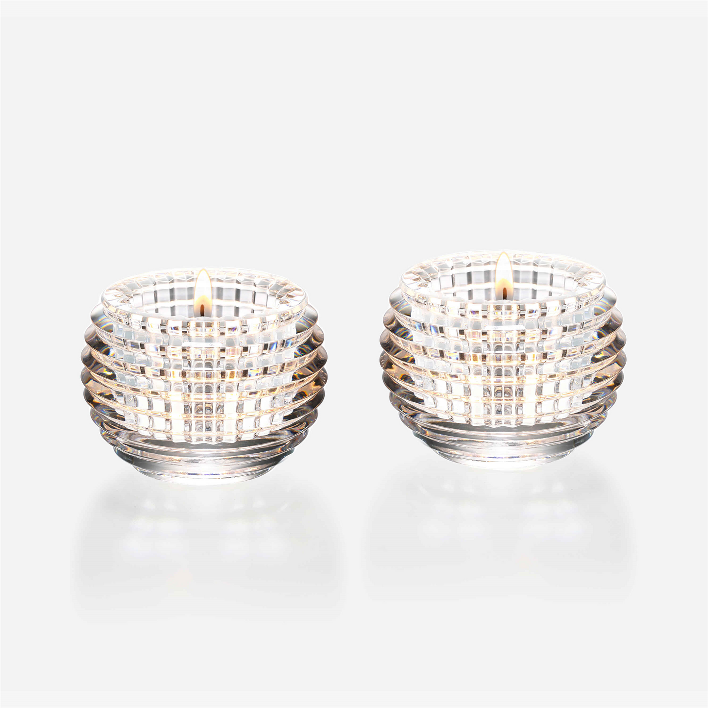 Baccarat Eye Votive Clear Set of 2