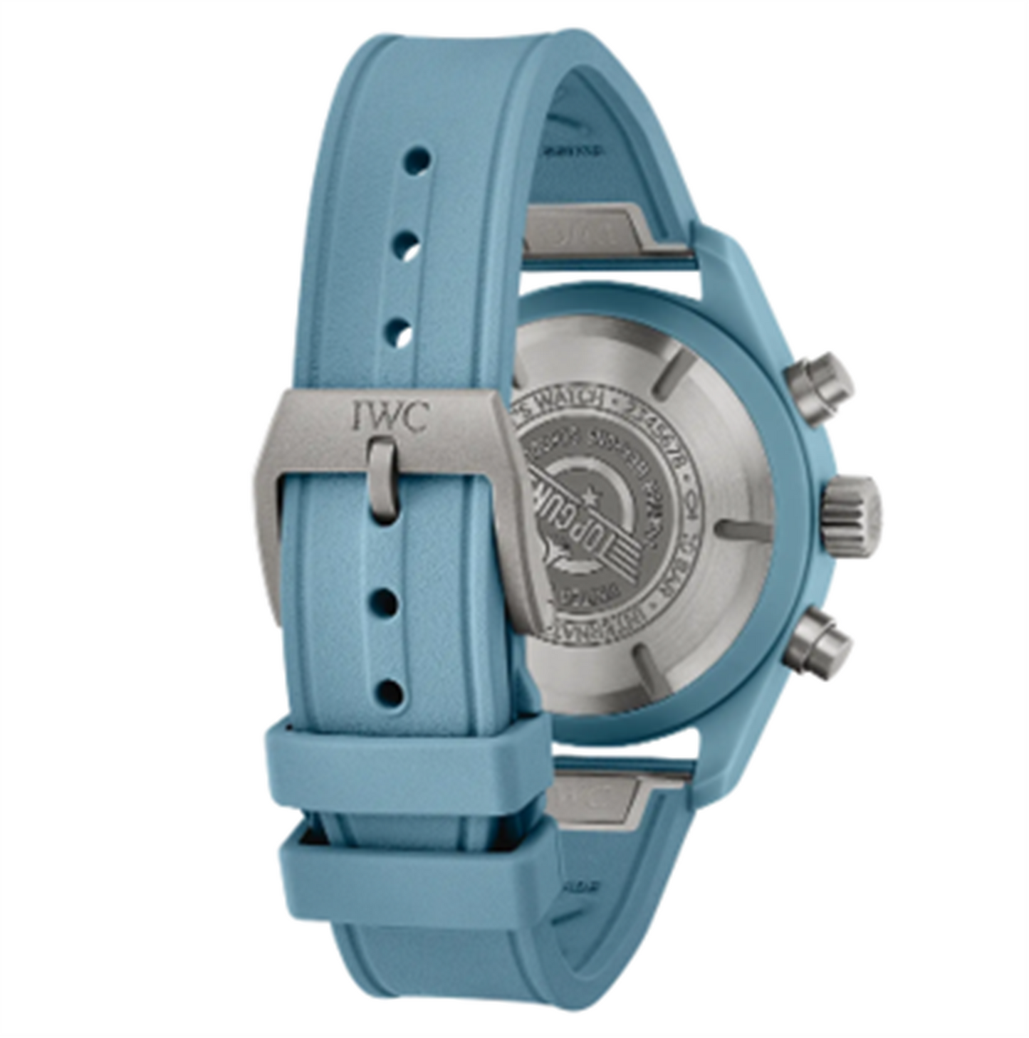IWC Ceramic Pilot's Watch Chronograph 41mm Top Gun Miramar - Blue Dial & Rubber Strap