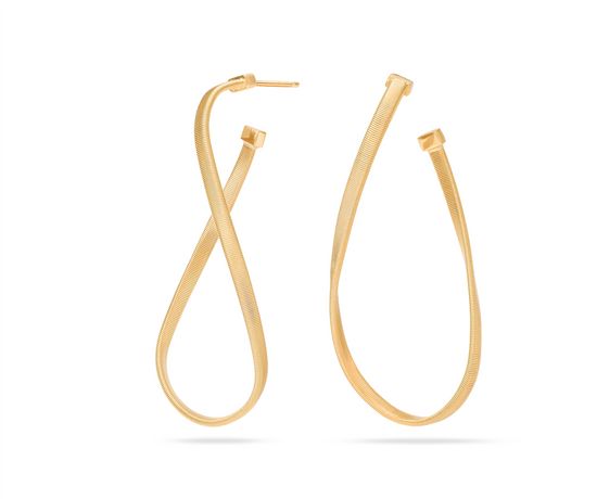 Marco Bicego Marrakech Hand Twisted Gold Earrings