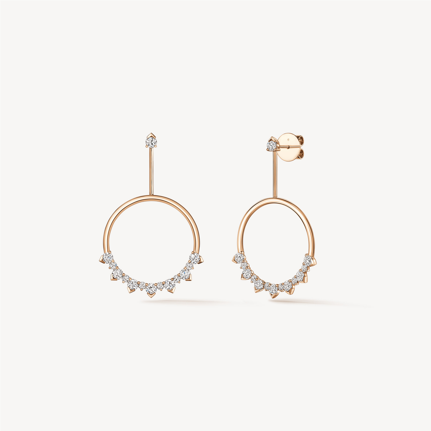 Hearts on Fire Aerial Sunrise Drop Diamond Earrings in 18k Yellow Gold
