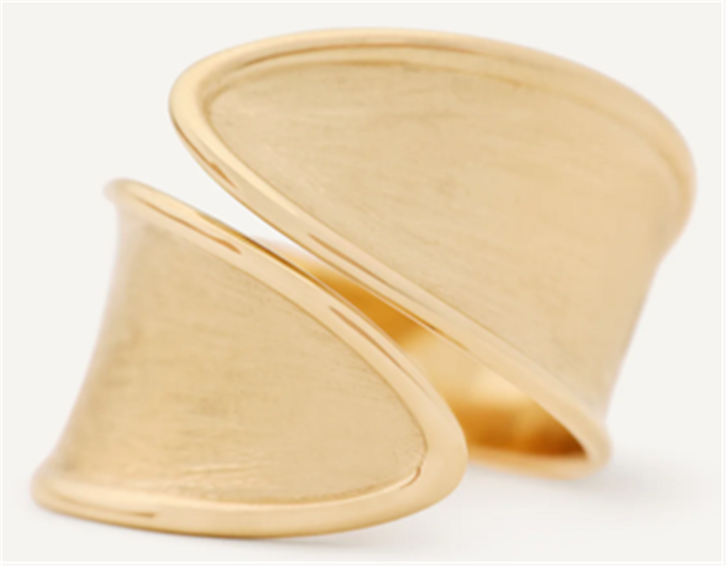 Marco Bicego Lunaria Hand Engraved Wrap Ring in 18k Gold