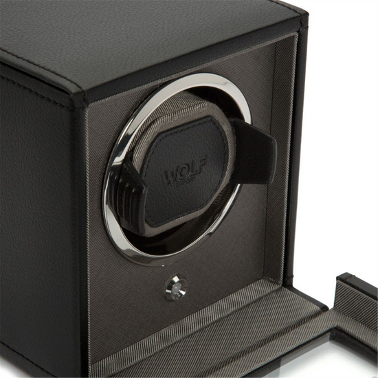 WOLF Cub Single Watch Winder with Cover