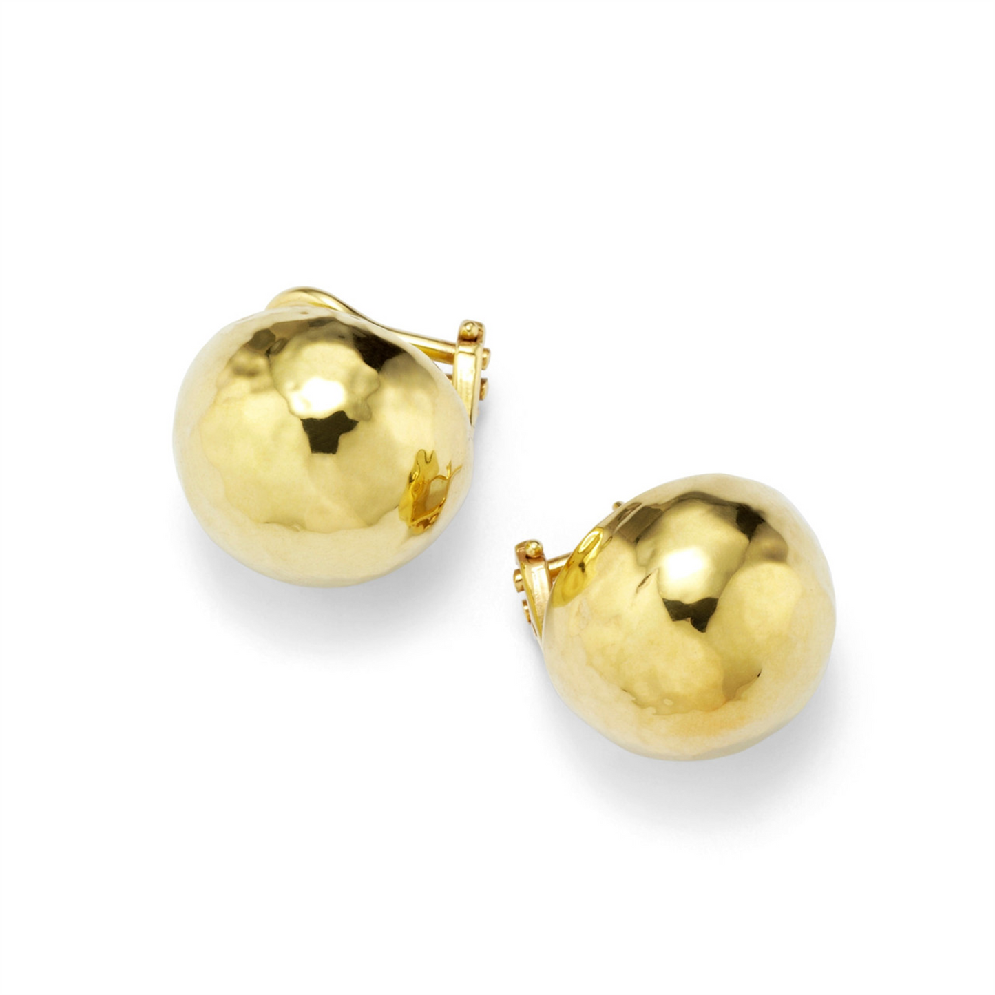 Ippolita Medium Hammered Pinball Clip Stud Earrings