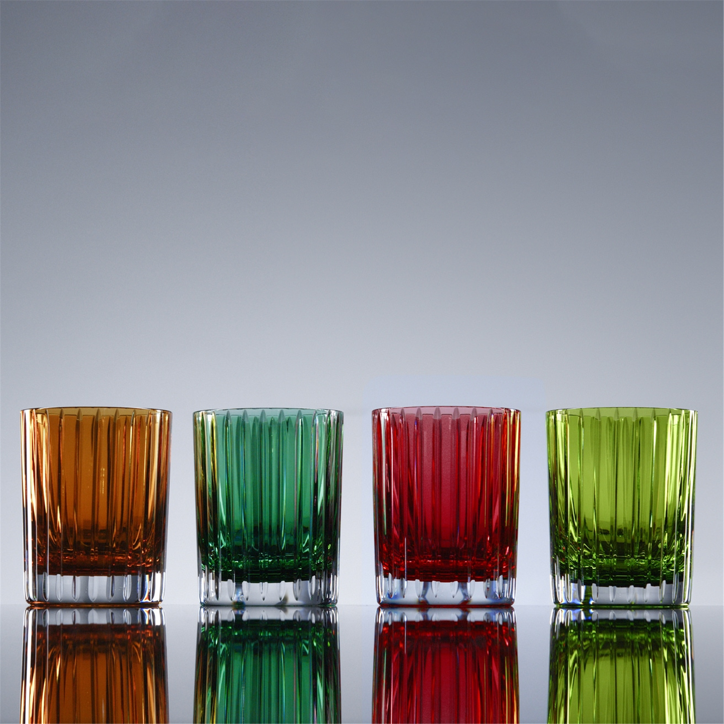 Baccarat Harrmonie Tumblers Colors of Joy in Red - Set of 2