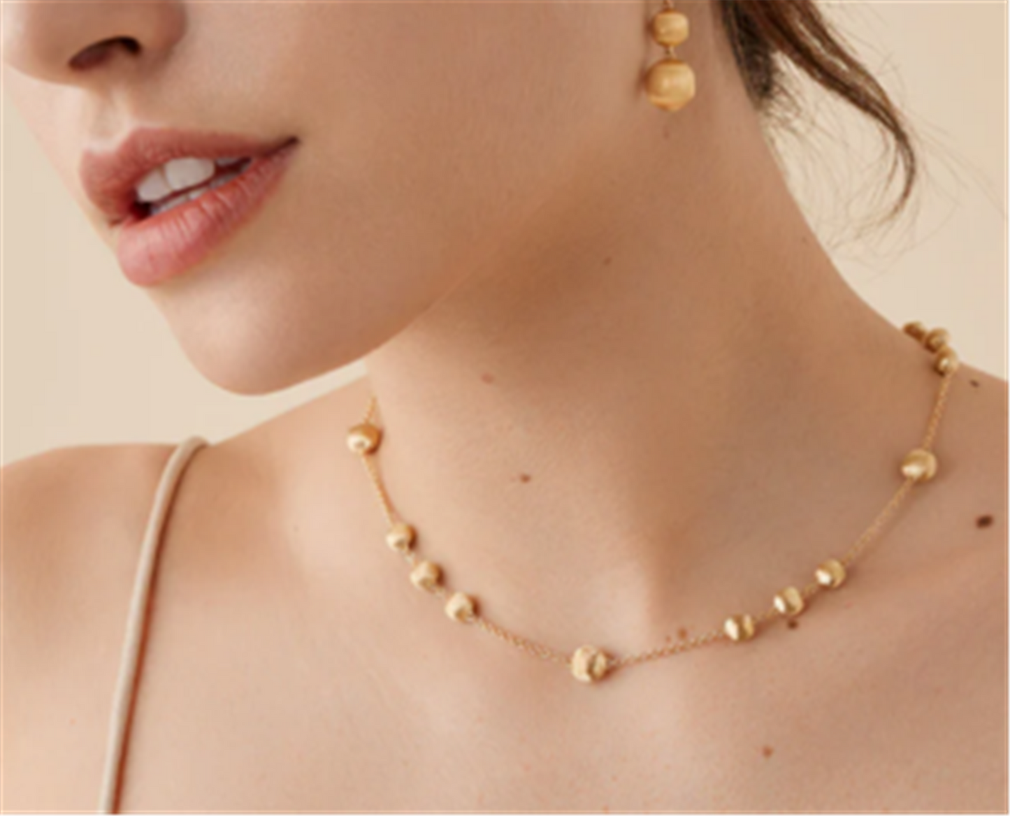 Marco Bicego Africa Bead Necklace in 18k Gold