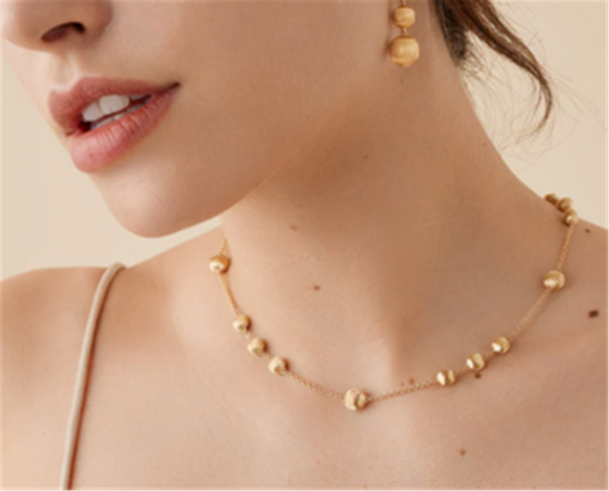 Marco Bicego Africa Bead Necklace in 18k Gold