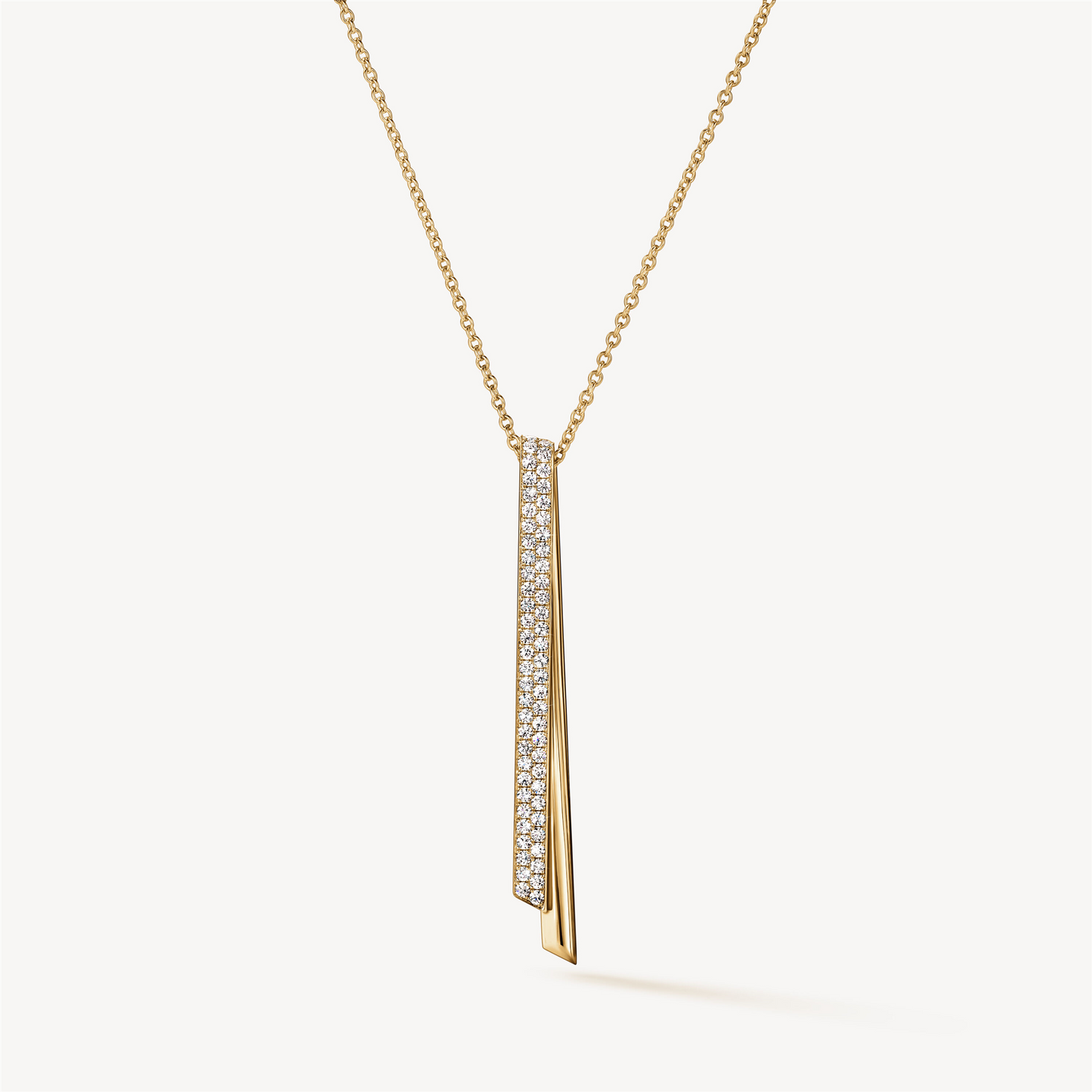 Hearts on Fire Inside/Out Diamond Flip Drop Pendant Necklace in 18k Yellow Gold