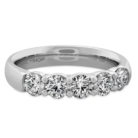 Hearts on Fire Signature 5-Stone 2ct Diamond Band in 18k White Gold