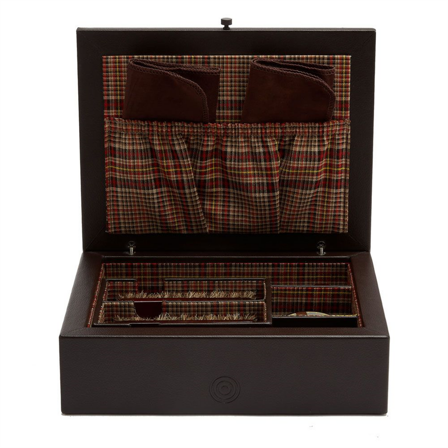 WOLF WM Brown Shoe Shine Case