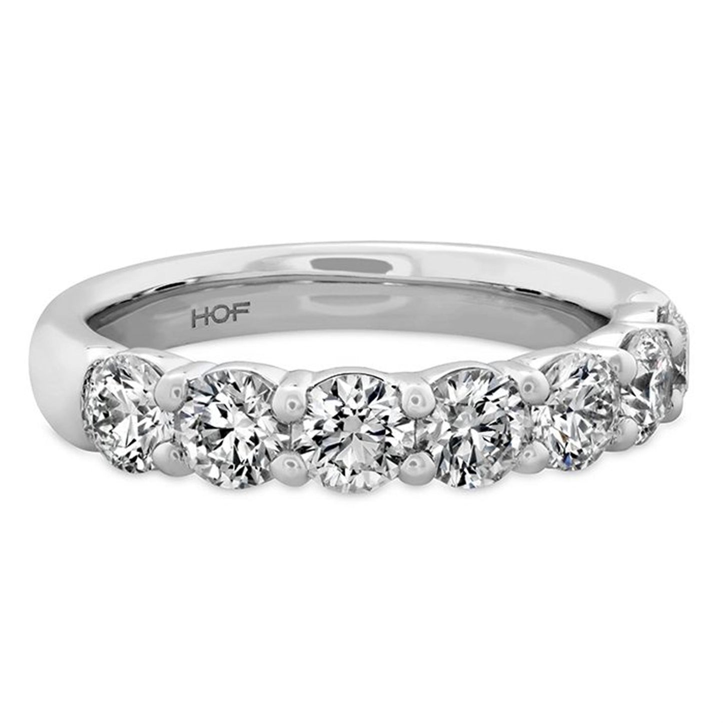 Hearts on Fire Signature 7-Stone 1.50ct Diamond Band in 18k White Gold