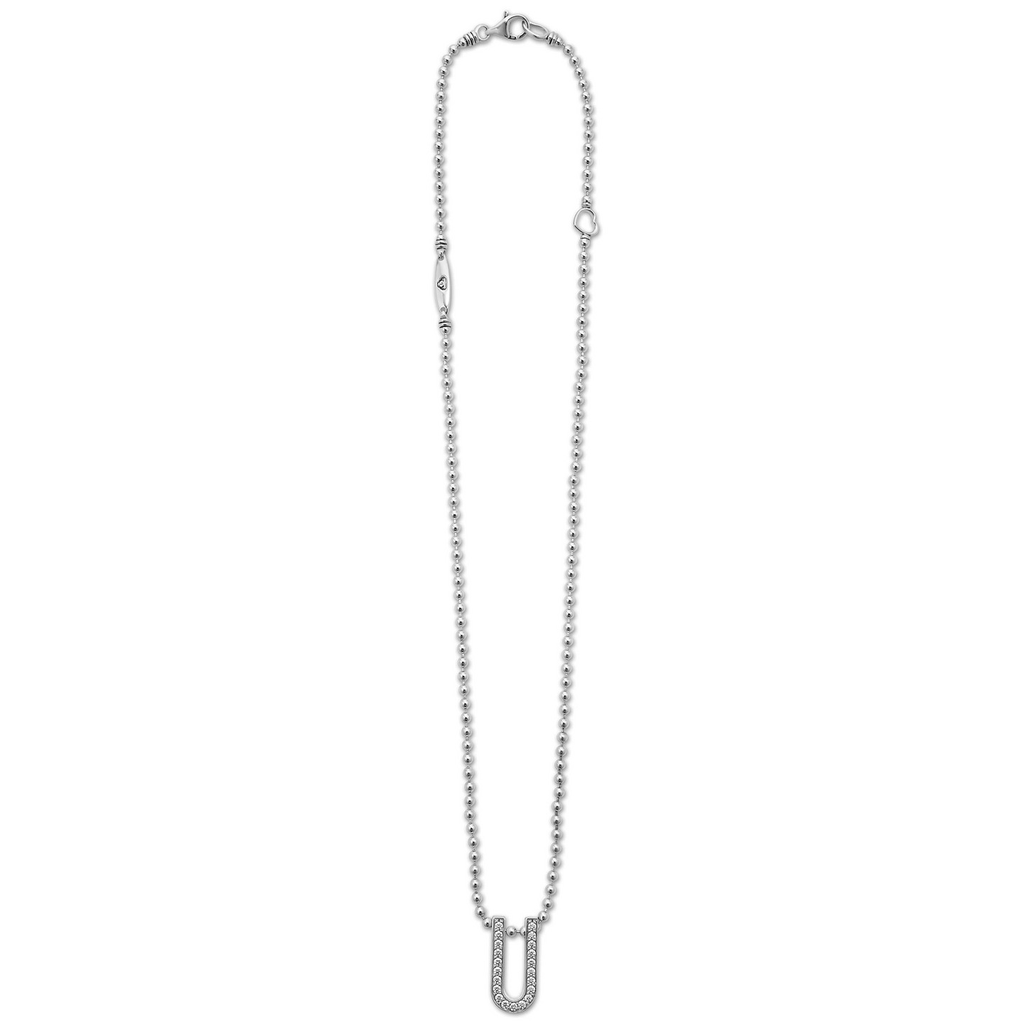 Lagos Large Linear Diamond Pendant Necklace