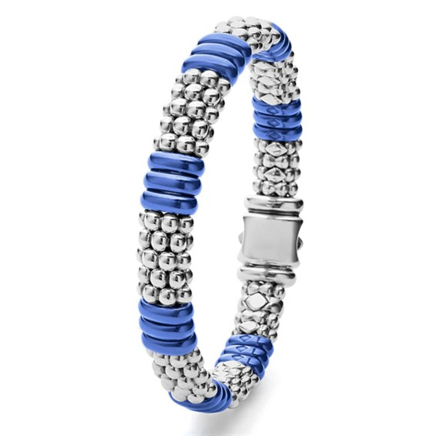 Lagos Ultramarine Ceramic Caviar Beaded Bracelet