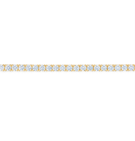 Kwiat Signature 6ct Tiara Line Diamond Bracelet in 18k Yellow Gold