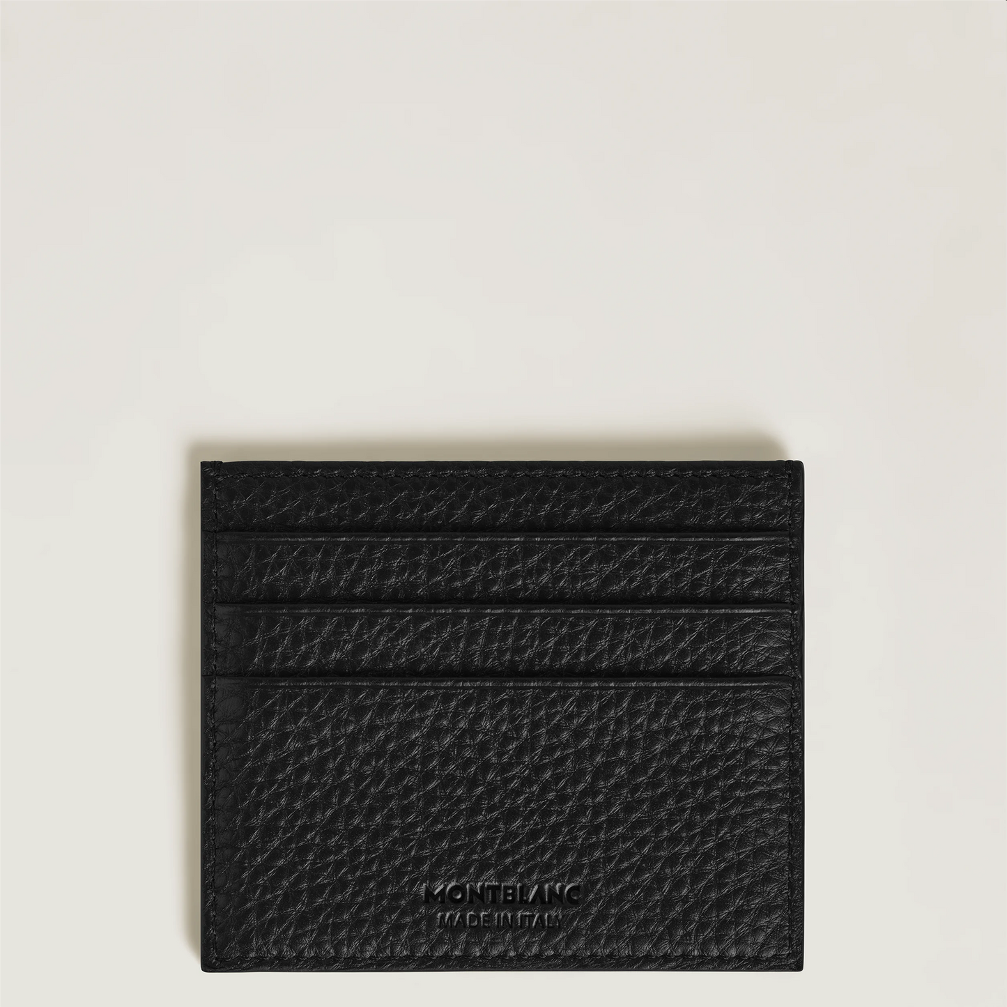 Montblanc Grain 6cc Card Holder in Black