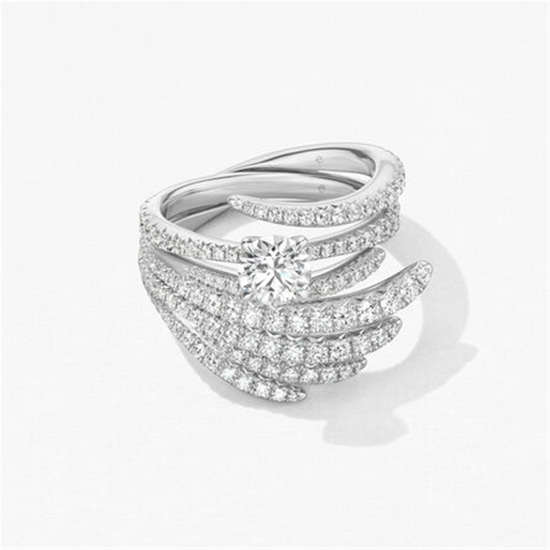 Hearts on Fire 1ct Platinum Vela Solitaire Engagement Ring