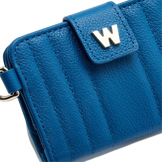 WOLF Mimi Credit Card Holder with Wristlet in Marine