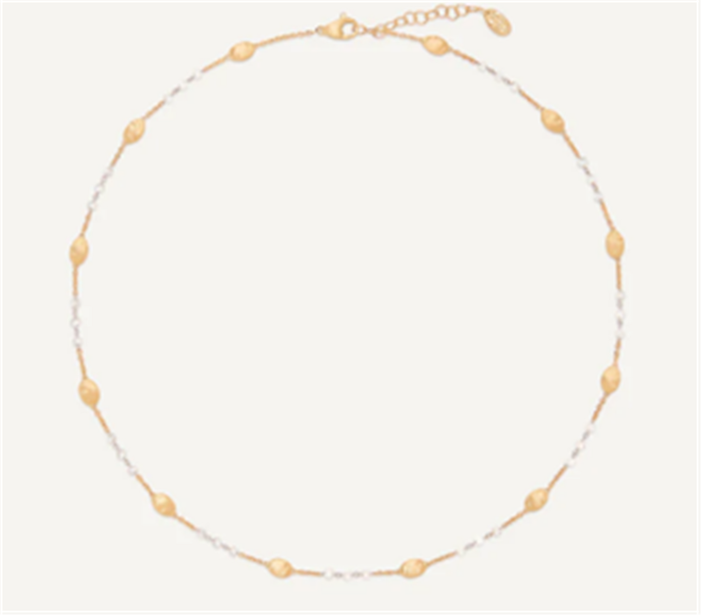 Marco Bicego Siviglia1.56ct Diamond Necklace in 18k Two-Tone Gold