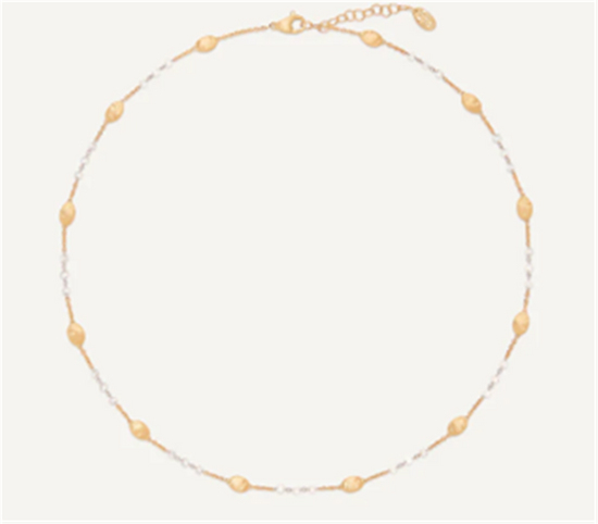 Marco Bicego Siviglia1.56ct Diamond Necklace in 18k Two-Tone Gold