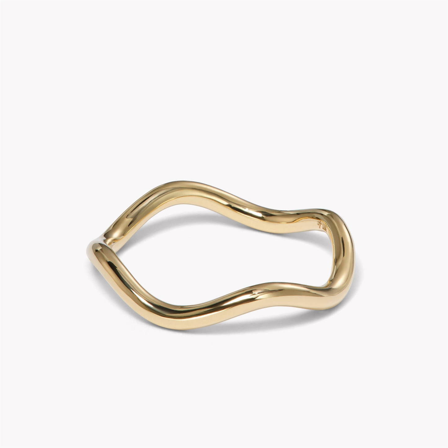 Jamie Turner Curve Stacking Ring in 18k Yellow Gold