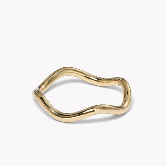 Jamie Turner Curve Stacking Ring in 18k Yellow Gold