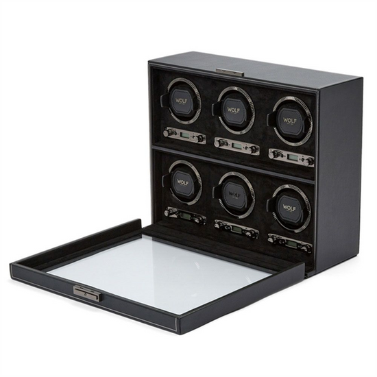 WOLF British Racing 6 Piece Watch Winder