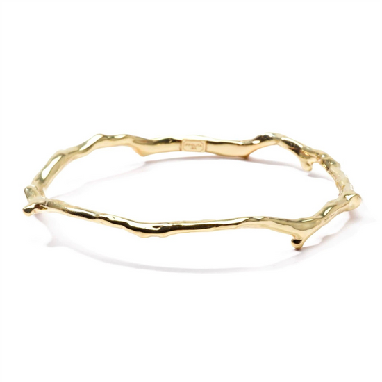 Ippolita Classico Reef Bangle in 18K Gold