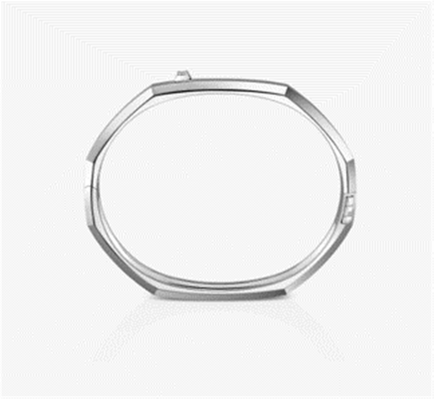 Messika Moderniste Brushed Diamond Bracelet, Medium in 18k White Gold