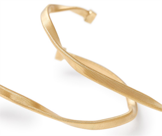 Marco Bicego Marrakech Twisted Gold Hoop Earrings