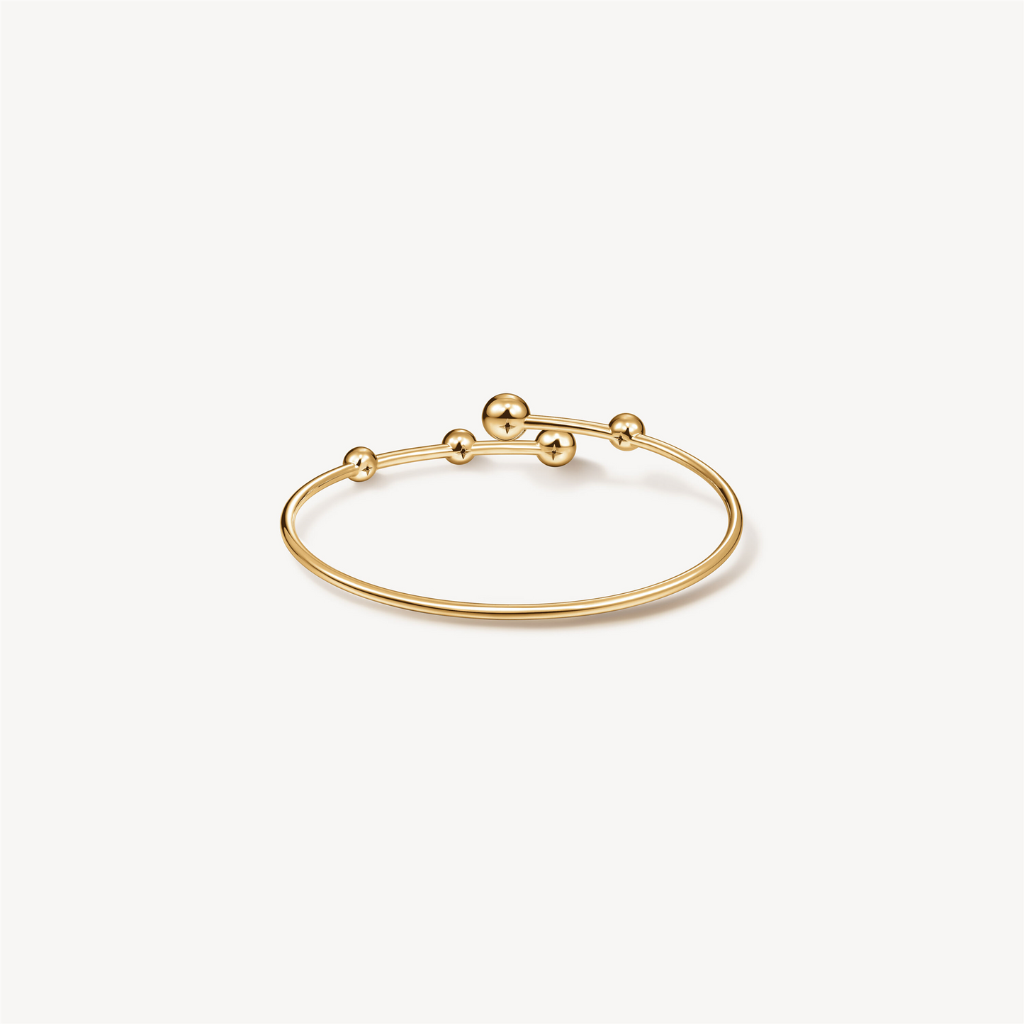 Hearts On Fire Dream Floating Flexi Bangle in 18k Yellow Gold