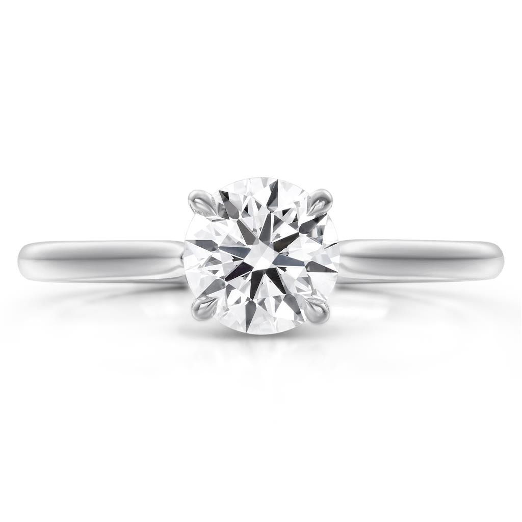 Hearts on Fire 1ct Platinum Camilla 4 Prong Complete