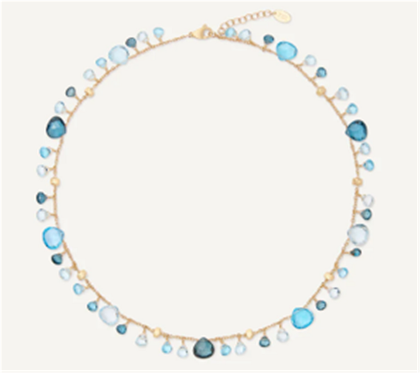 Marco Bicego Paradise Mixed Topaz Single-Strand Necklace in 18k Gold