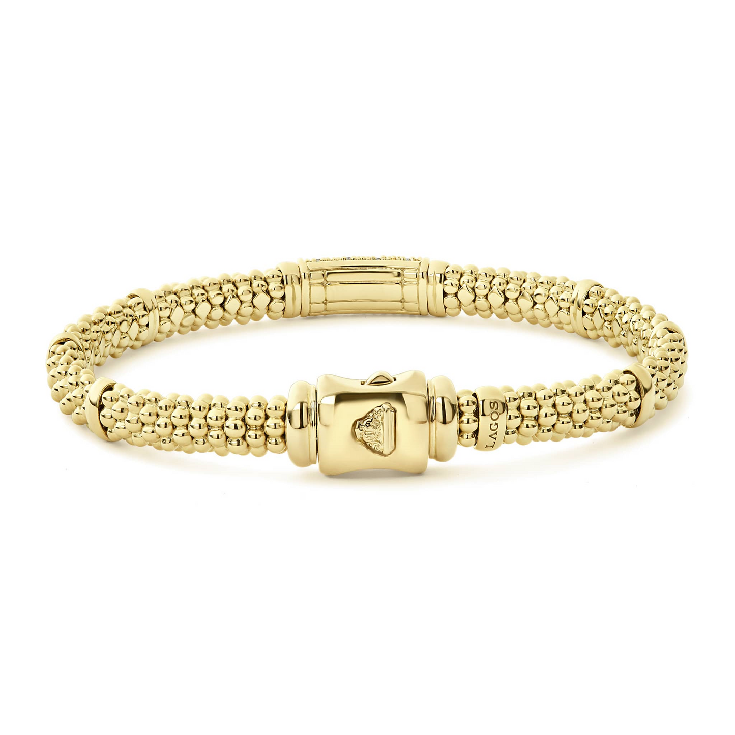 Lagos 18k Gold Diamond Bracelet