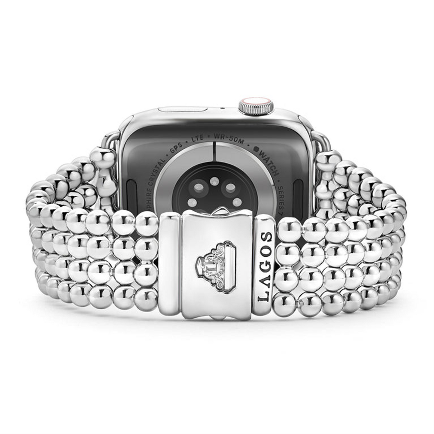 Lagos Stainless Steel Infinite Caviar Beaded Watch Bracelet - 42mm-49mm