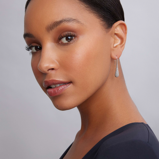 Lagos Beaded Teardrop Earrings in Sterling Silver