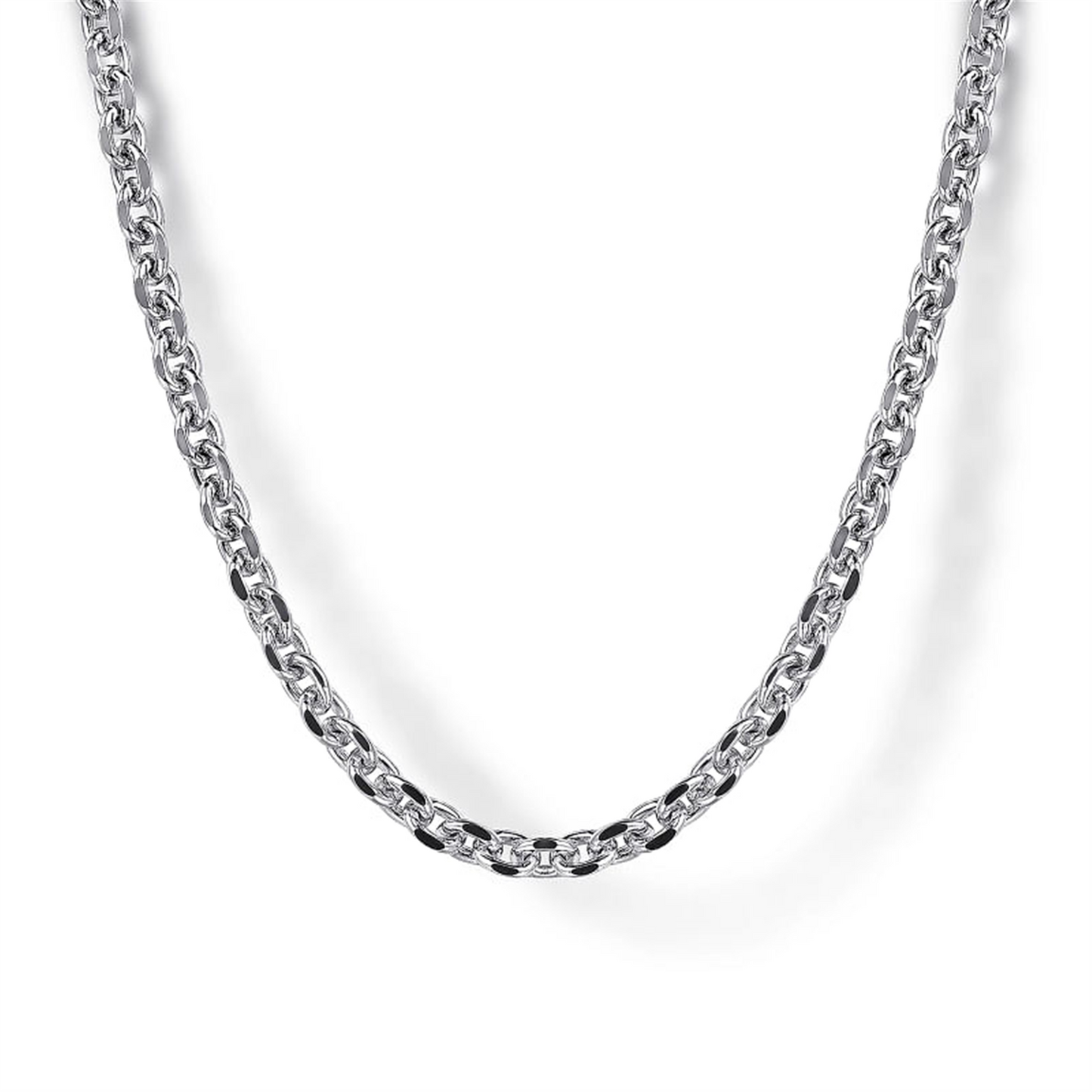 Gabriel & Co. 925 Sterling Silver Men's Link Chain Necklace