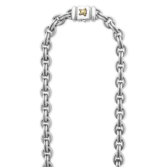 Lagos Double Link Chain Necklace in 24"