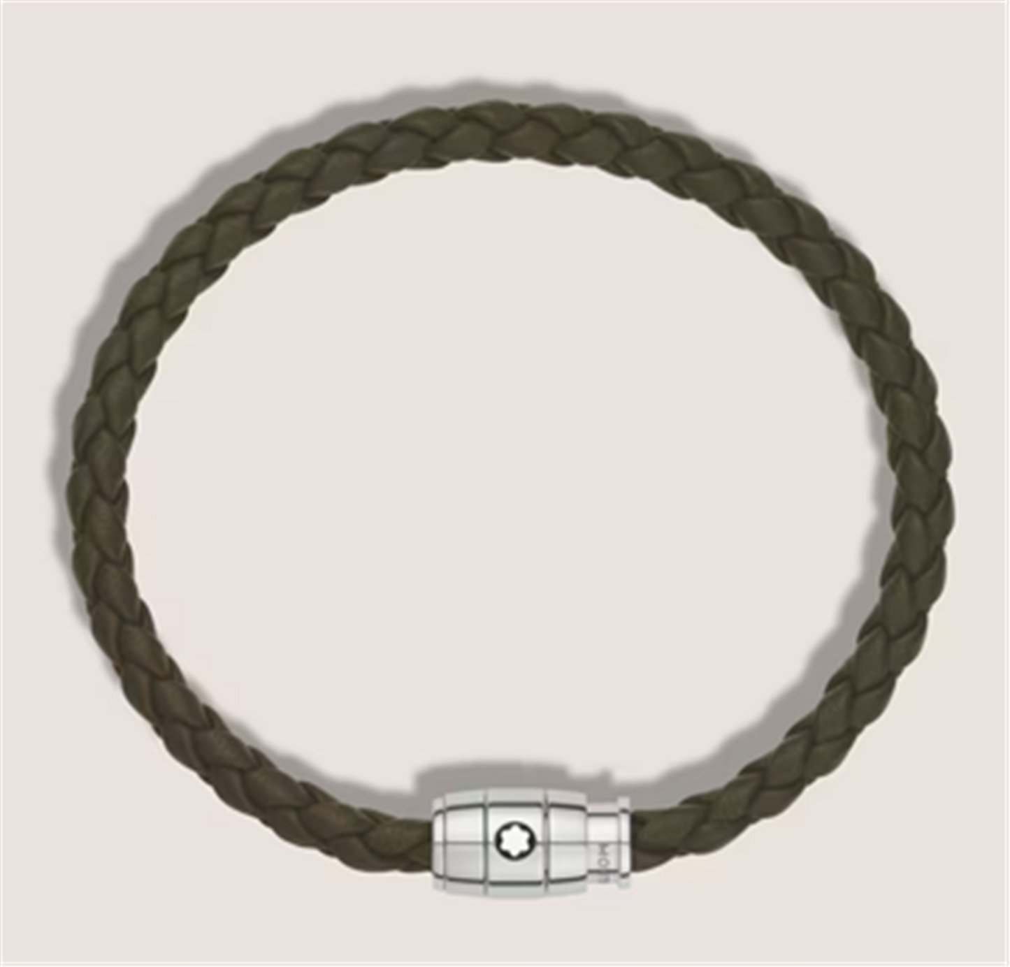 Montblanc Khaki Soft Leather Small Bracelet